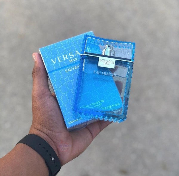 Versace Eau Fraiche Men's Fresh Aquatic Woody Scent 3.4 Fl Oz