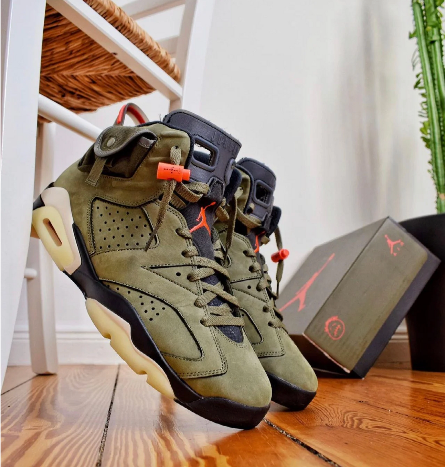 Air Jordan 6 Travis Scott “Olive Green”