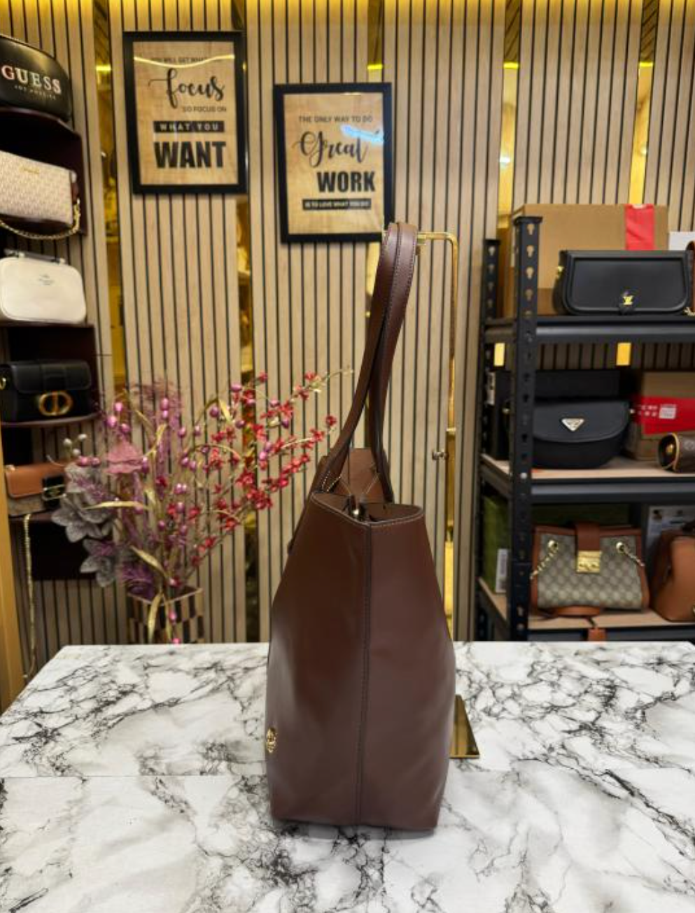 Coach North Leather Tote Bag Premium