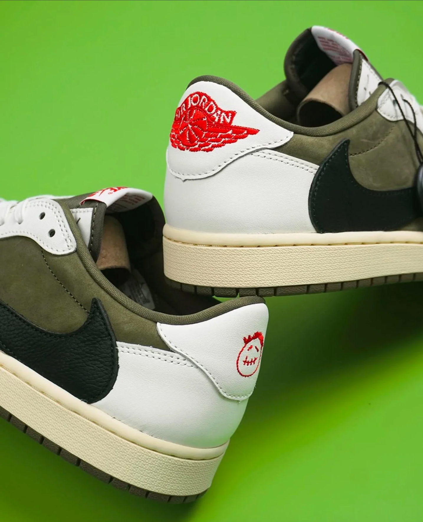 Air Jordan 1 Travis Scott Medium Olive Sale price