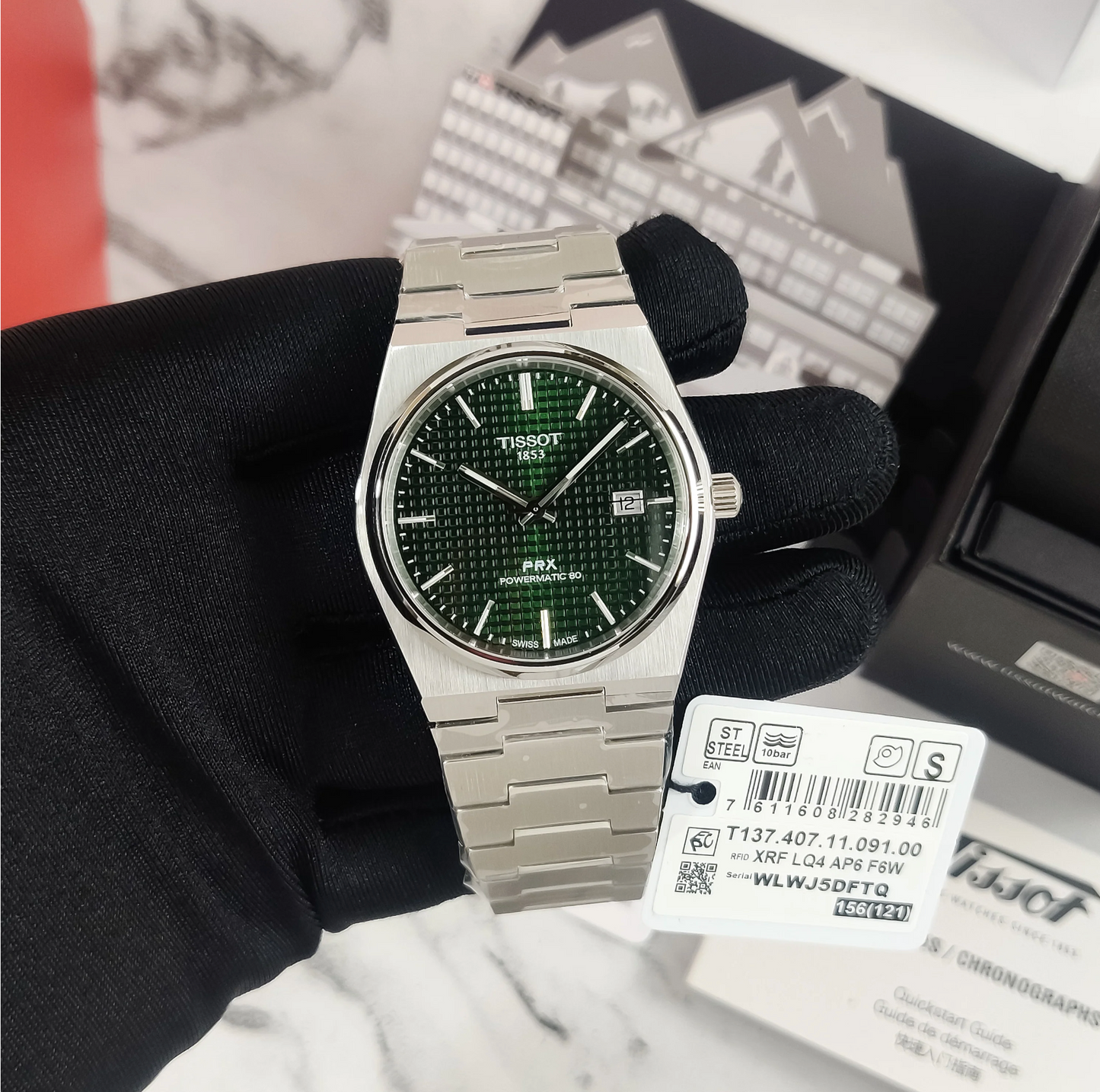 Tissot PRX Powermatic 80 – T137.407.11.091.00 | UA Grade | 80-Hour Automatic